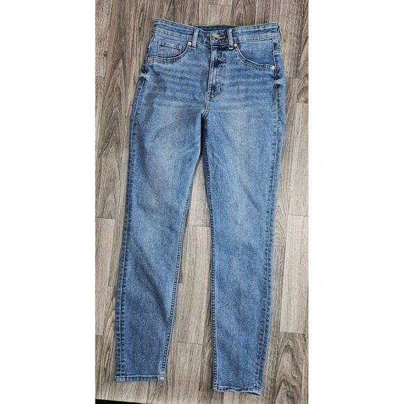 (3/$35) &Denim Size 6 Curvy Ultra High Waist Ankle Denim Blue Jeans Jeggings - Picture 1 of 9